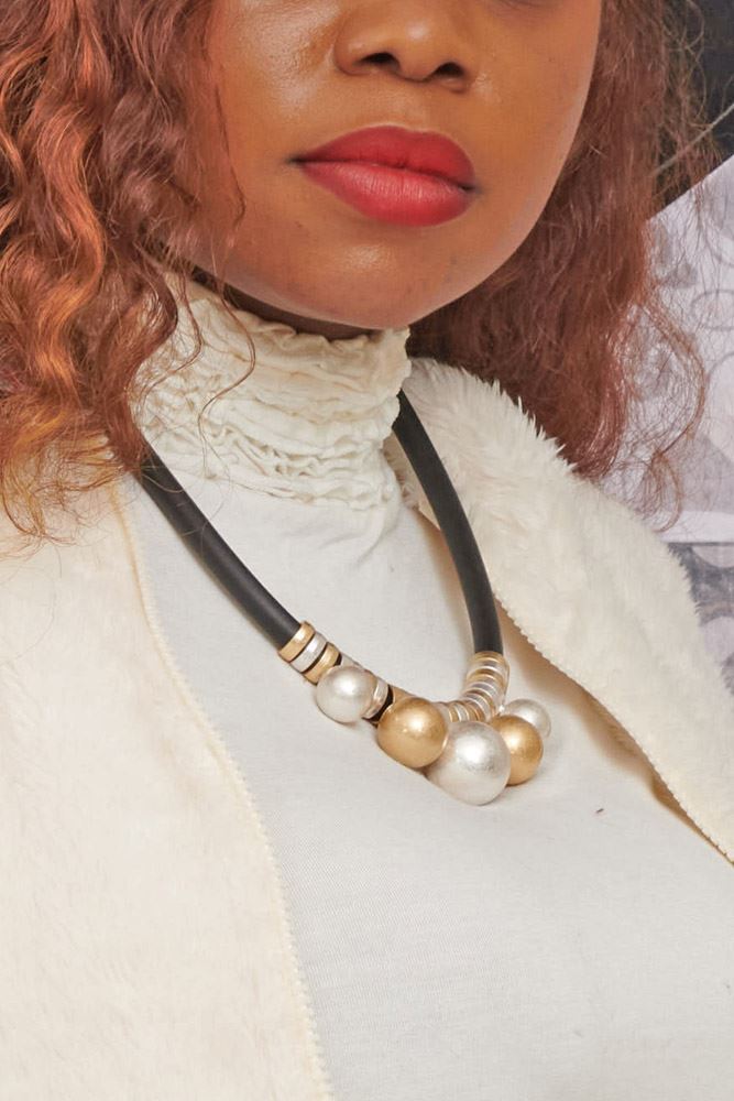 Retro Chunky Pearl necklace