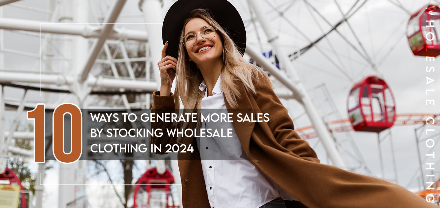 Generate sales with wholesale clothing