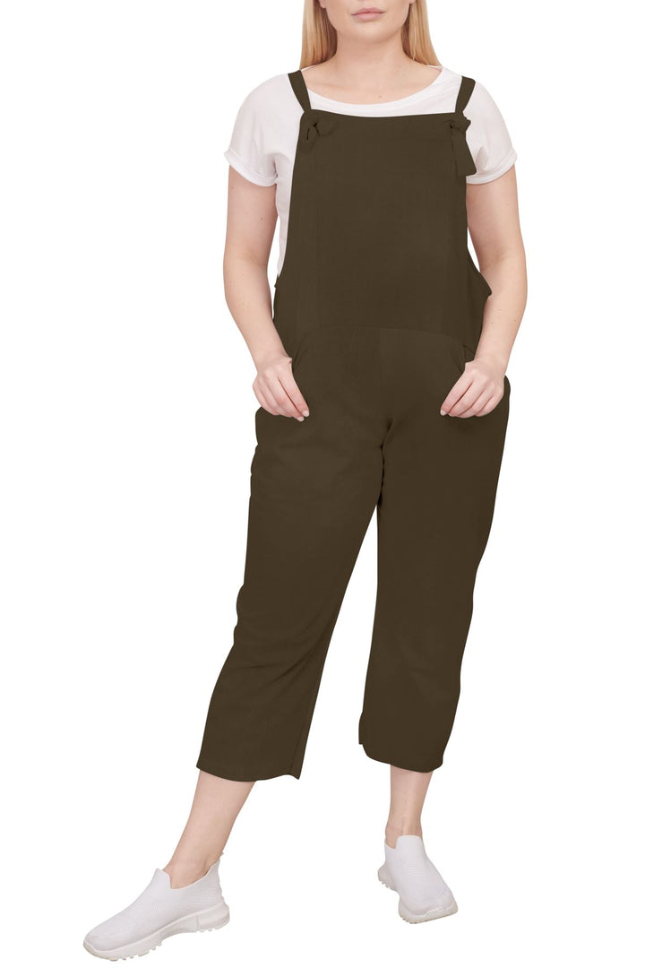 Special Price Italian Plain Tie Fastening Dungarees