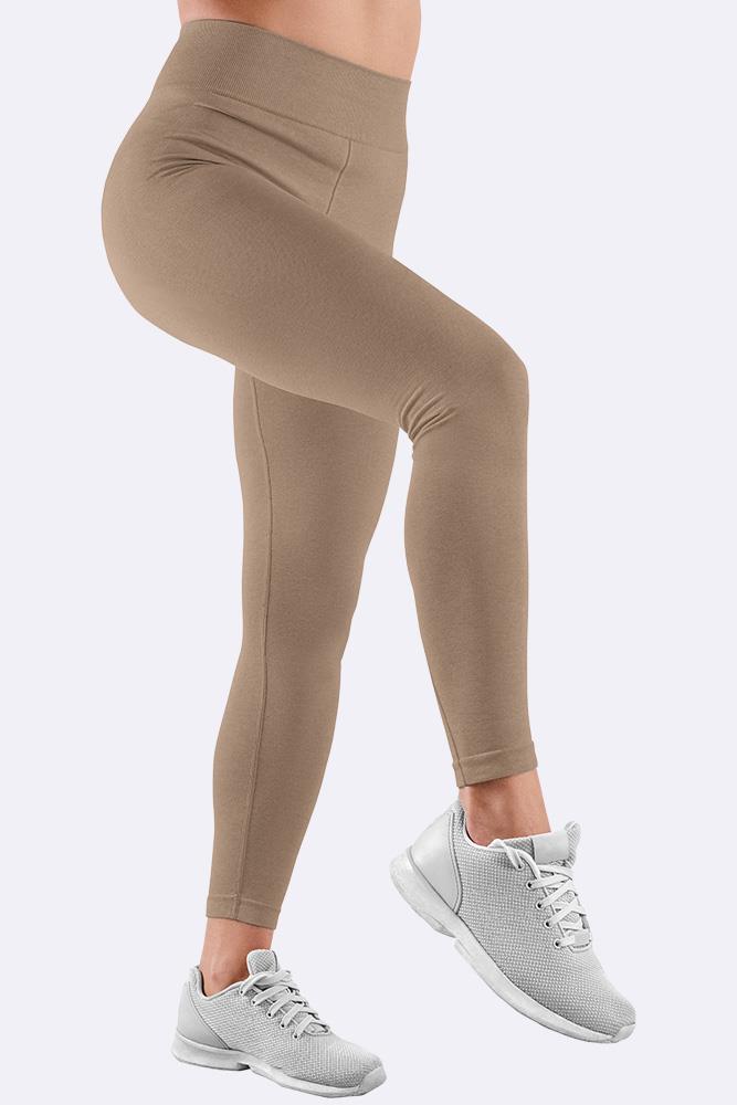 Tummy Control High Waisted Elasticated Fleece Legging