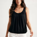 Plain Elasticated Hem Top — view 28