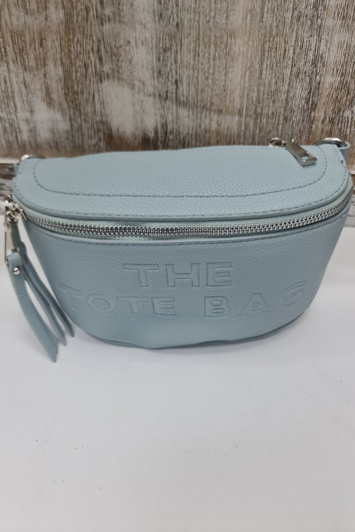 Tote Print Double Zipped Shoulder Bag