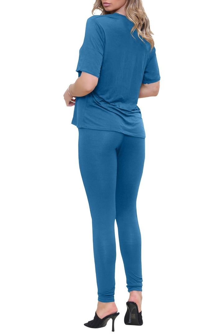 Special Price Women Oversized T-shirt & Leggings Co-ords Set