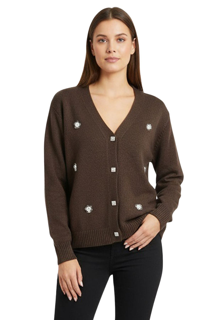 viscose mix knit cardigan uk
