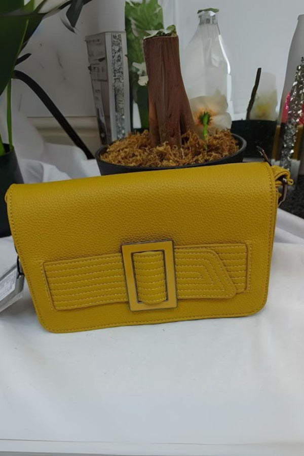 Front Buckle Detail Shoulder Bag