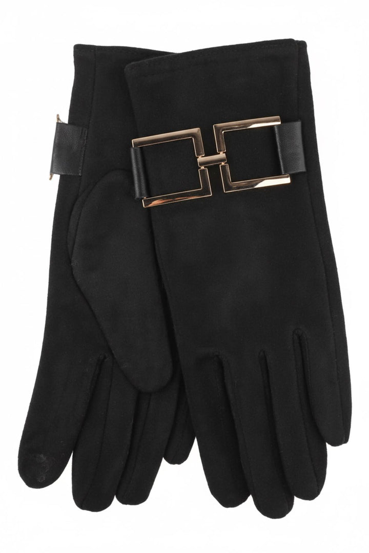 wine red suede gloves