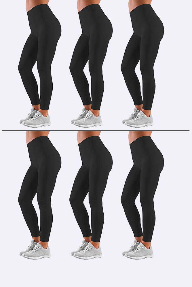 Tummy Control High Waisted Elasticated Fleece Legging