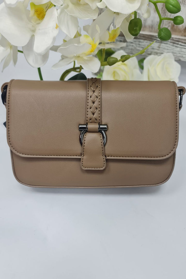 Buckle Detail Crossbody Bag