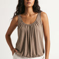 Plain Elasticated Hem Top — view 20