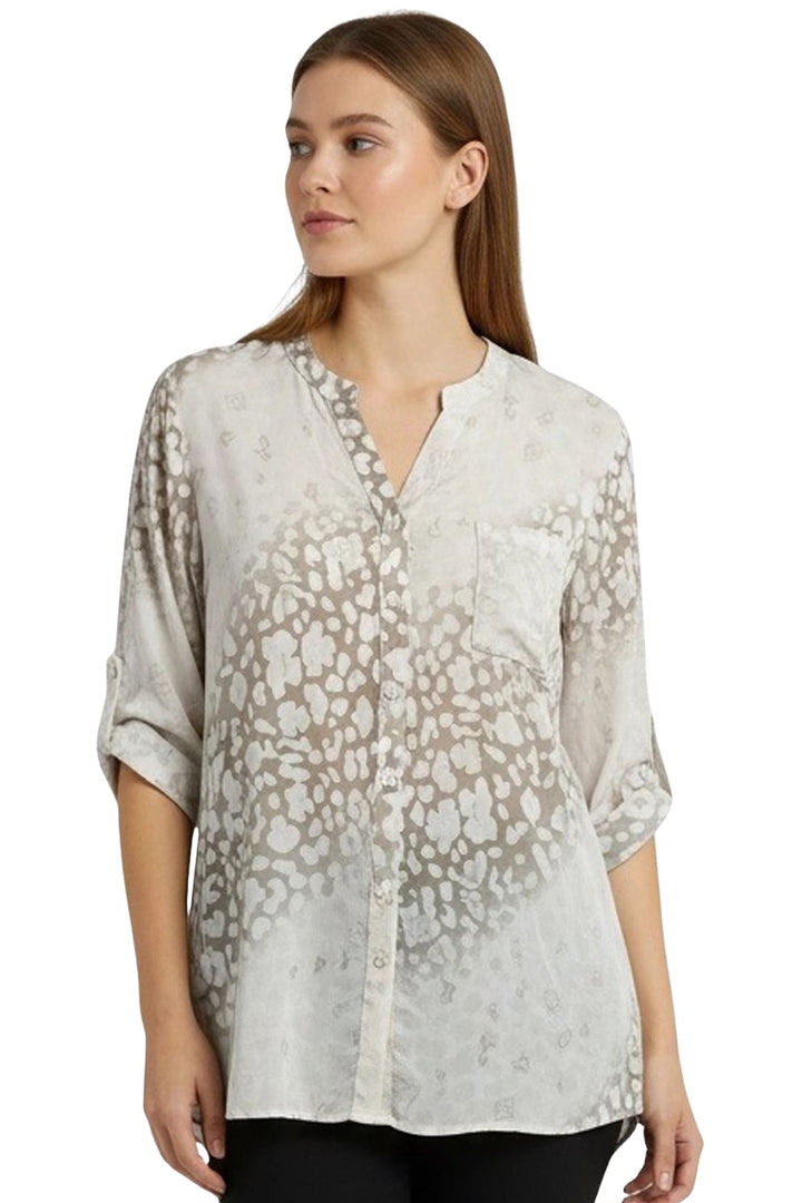 leopard print front pocket shirt for shops
