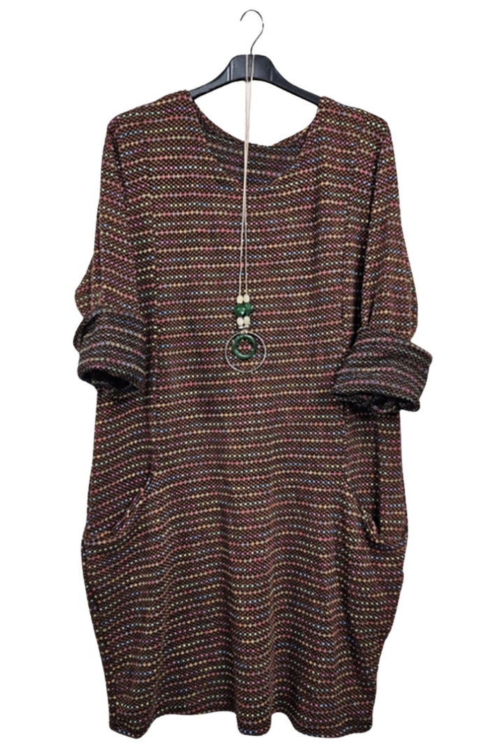 uk wholesale stripe necklace dress