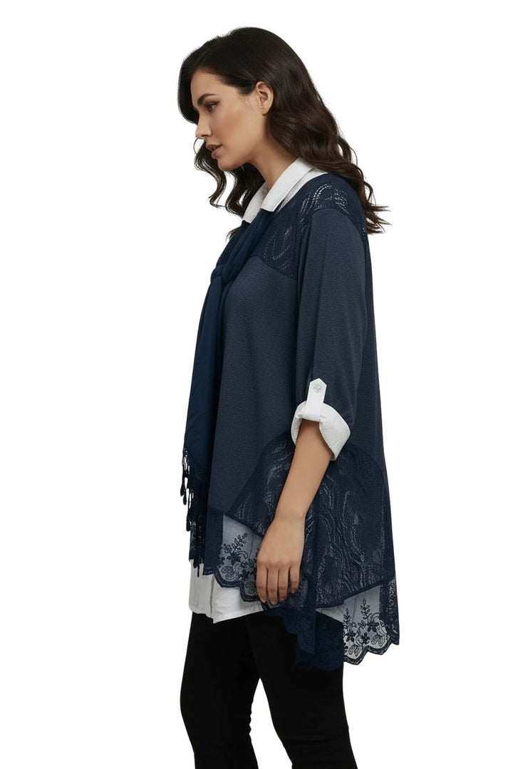 embroidered floral everyday top wholesale
