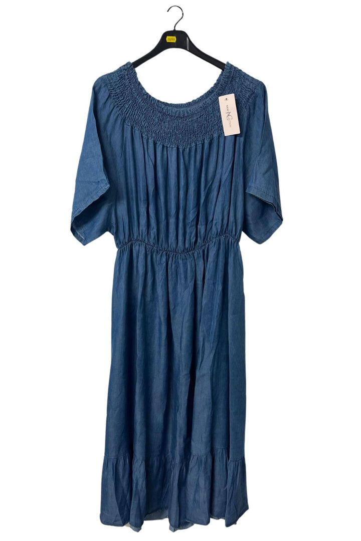 Plain Elasticated Wasit Dress