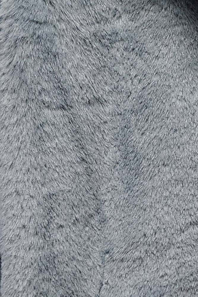 Plain Soft Feel Faux Fur Jacket