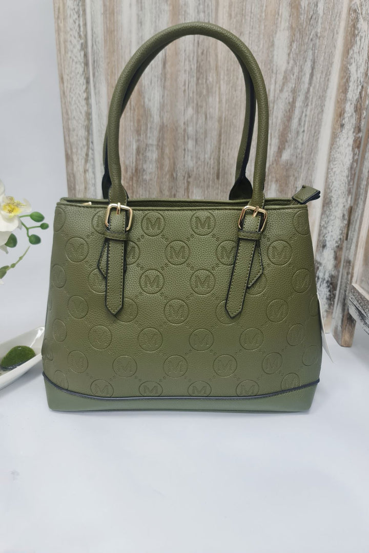 Adjustable Strap Two Handle Shoulder Bag