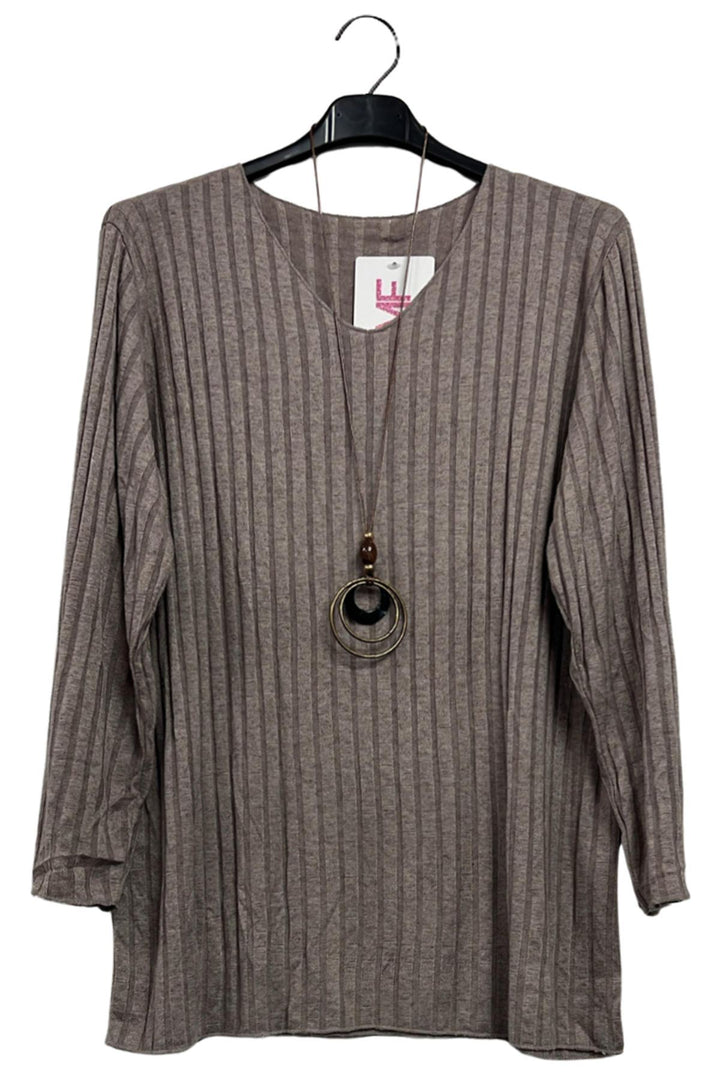 ribbed necklace top bulk buy