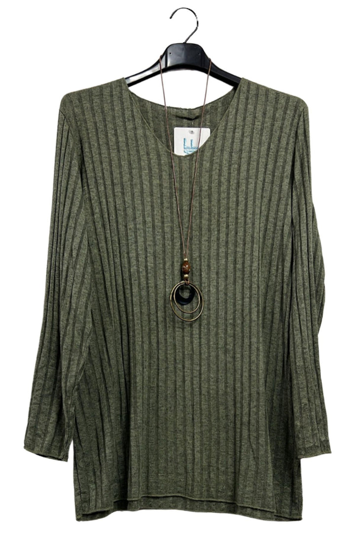 ribbed necklace top wholesale uk