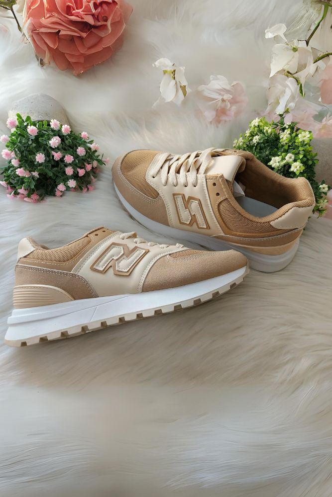 Women Soft Sole Lace Up Suede Trainers