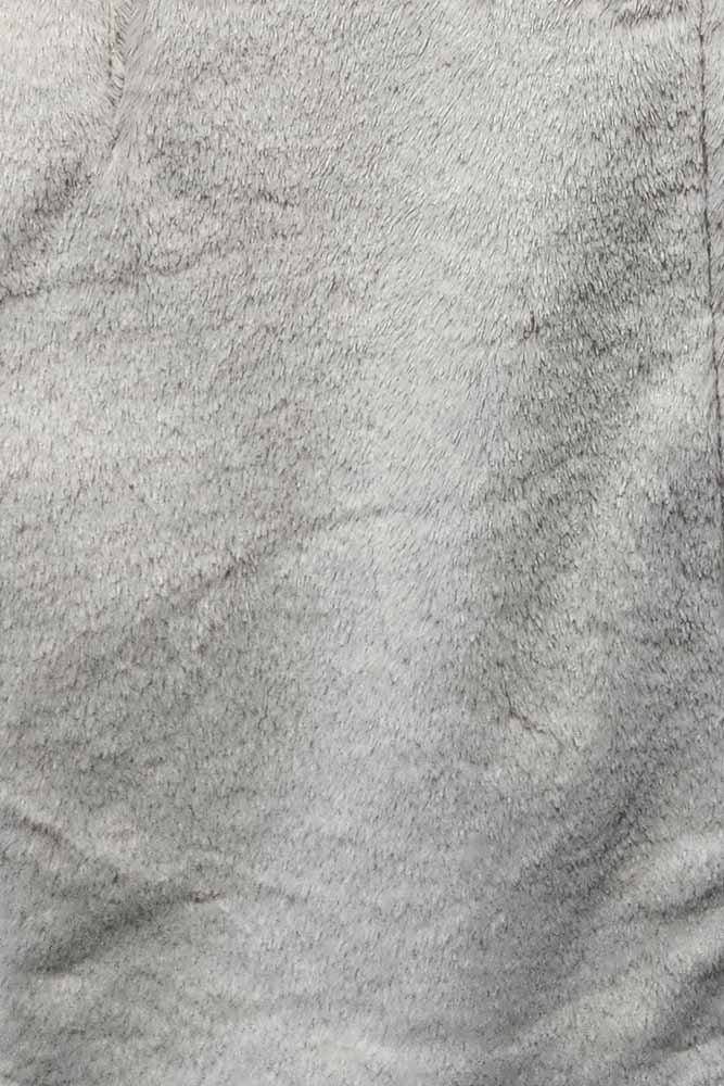 Plain Soft Feel Faux Fur Jacket