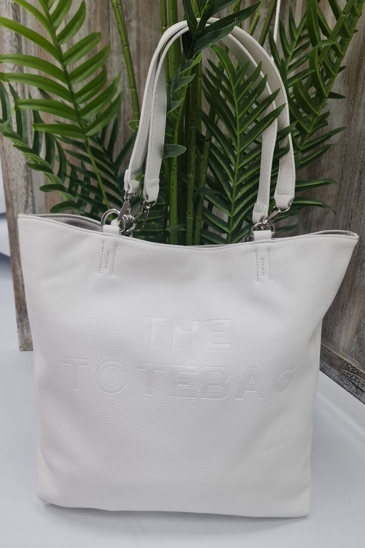 Tote Print Two Handle Shoulder Bag