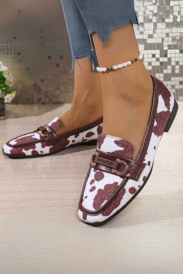 Tie Dye Buckle Detail Shoes