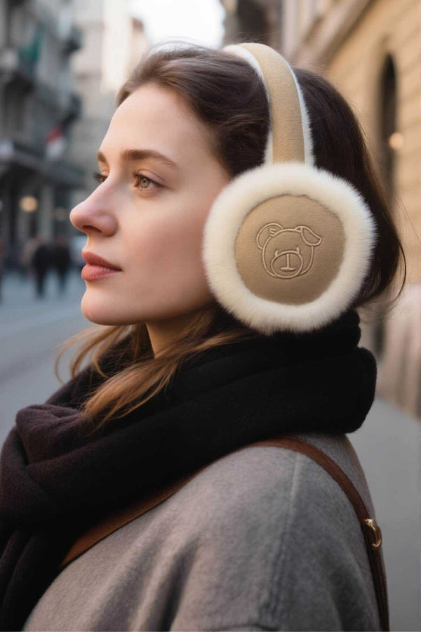 Bear Design Faux Fur Ear Muff