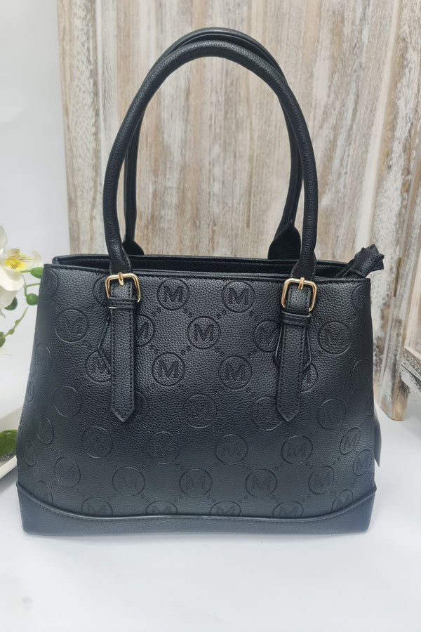 Adjustable Strap Two Handle Shoulder Bag
