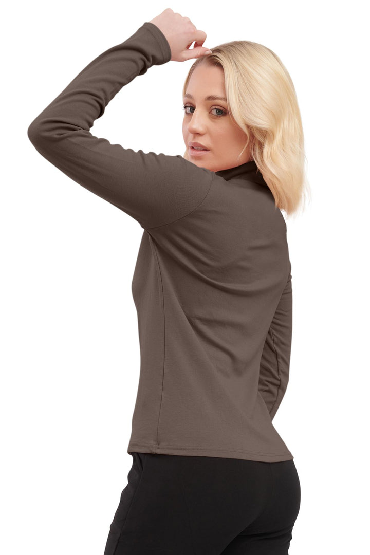 Special Price Plain Knitted Tunic Viscose Top