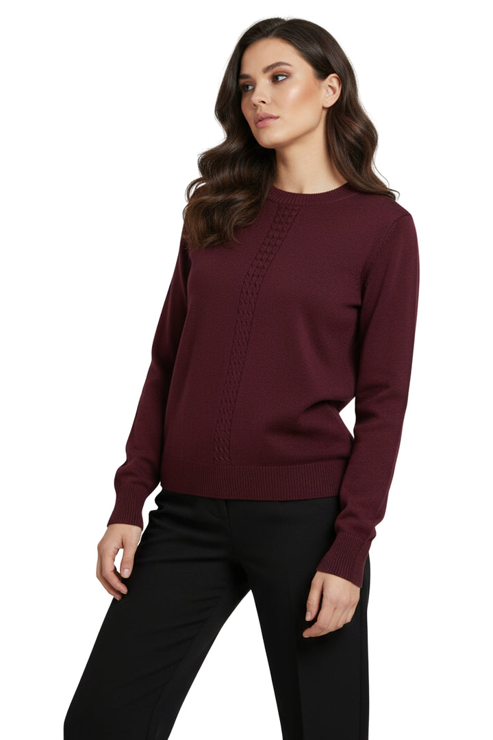 crew neck long sleeve jumper