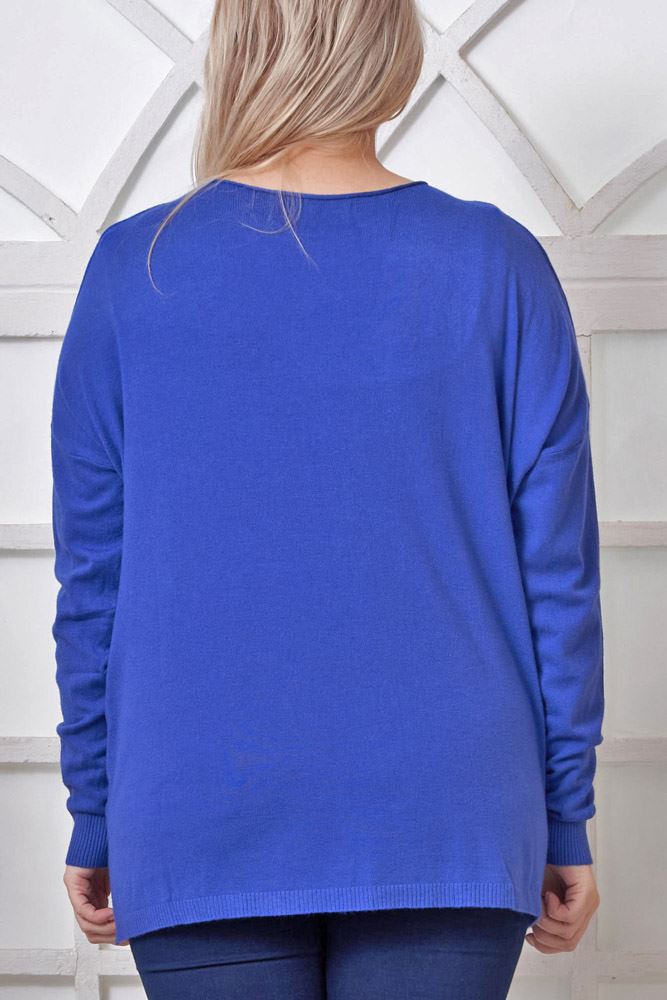 Plain Knit Beading Viscose Top