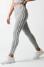 Grey - White Stripe