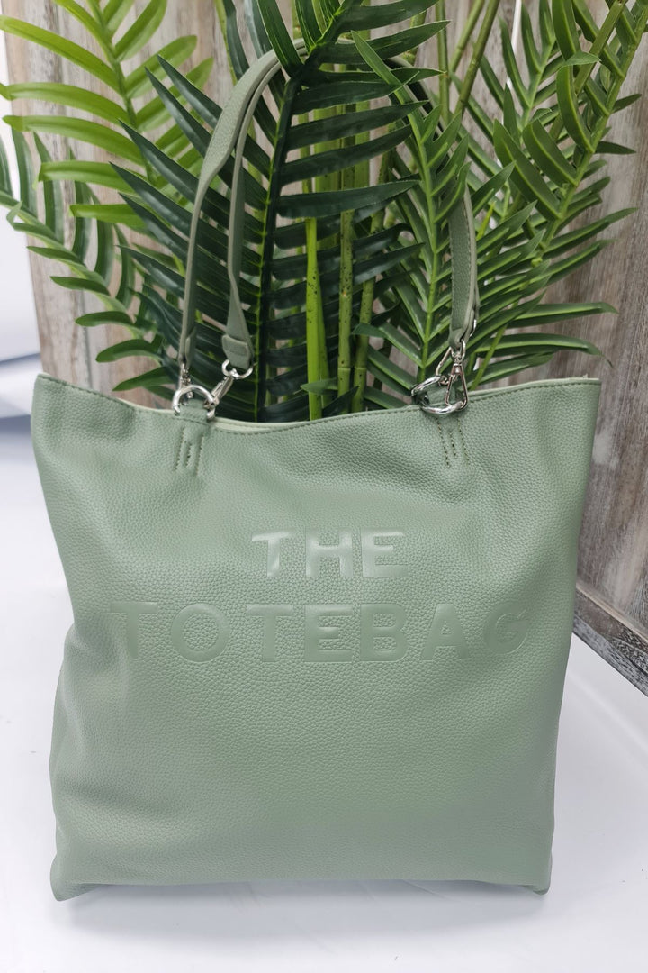Tote Print Two Handle Shoulder Bag