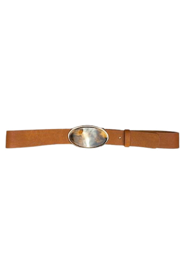 Oval Resin Buckle Belt