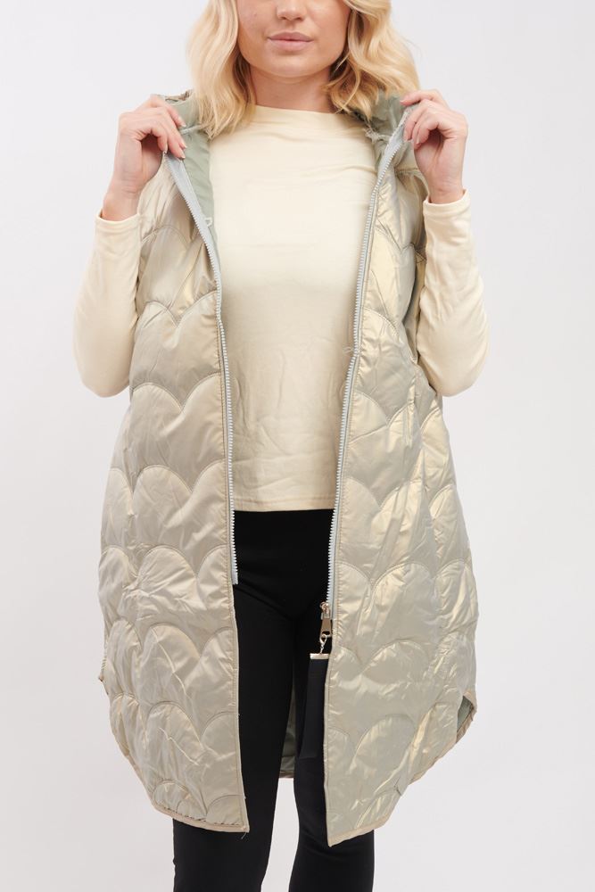 Shimmer Quilted Gilet