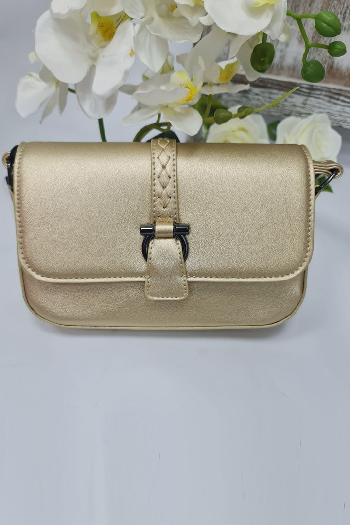 Buckle Detail Crossbody Bag