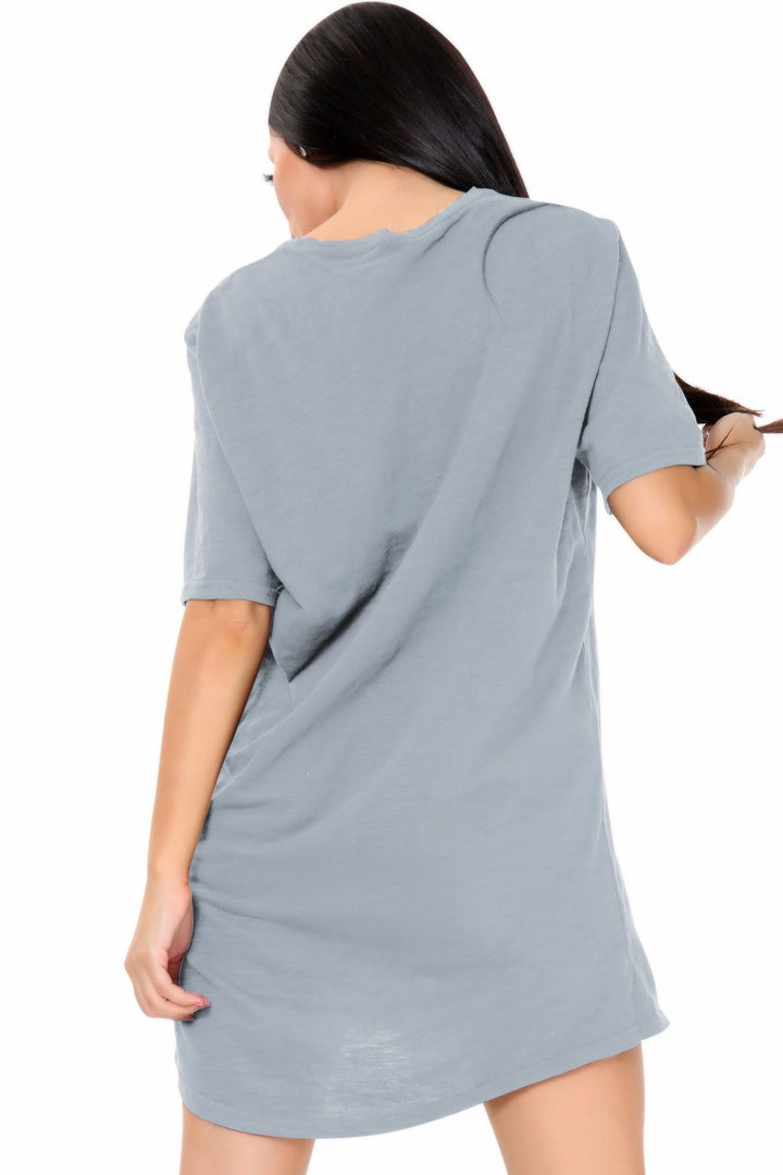 Special Price Women Plain Night Wear Long Tshirt