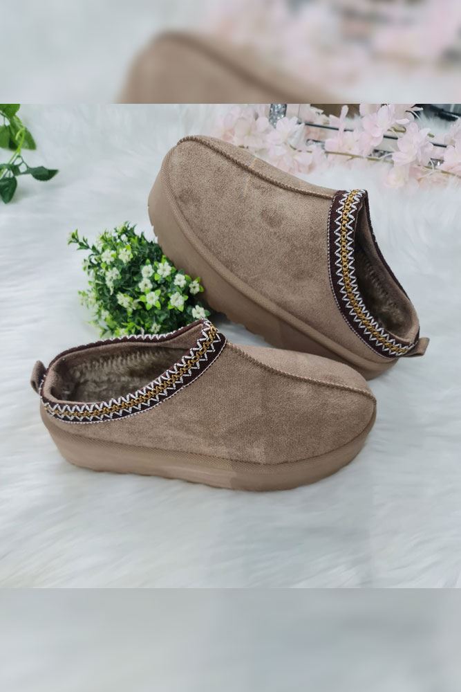 Winter Thick Sole Snow Padded Slippers