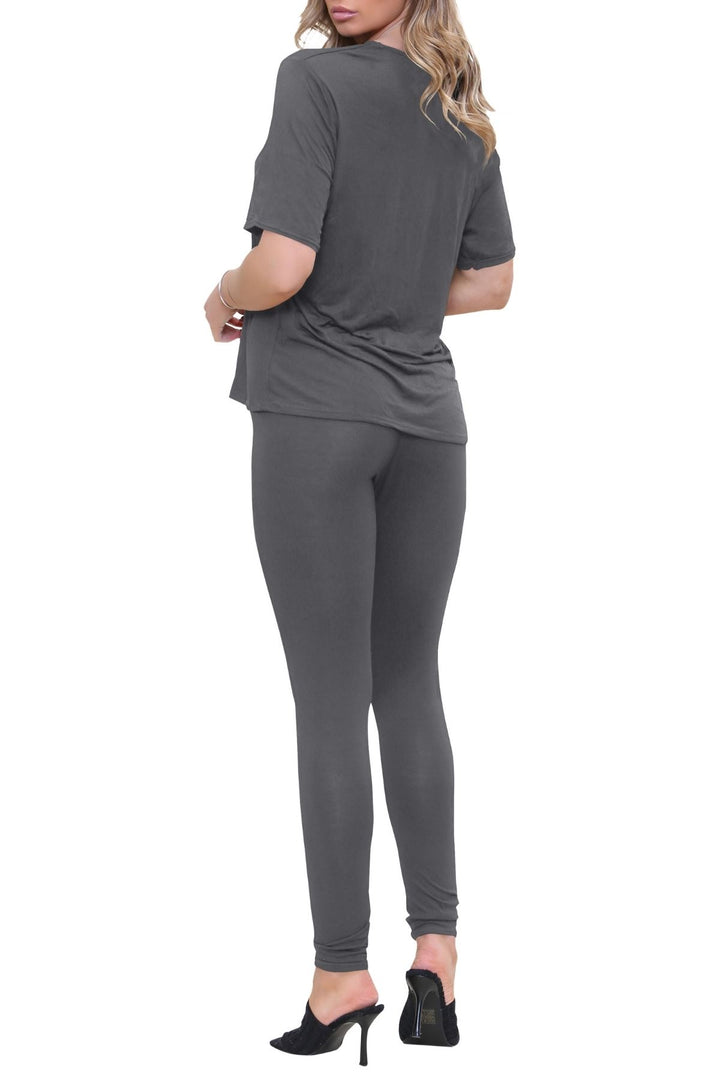 Special Price Women Oversized T-shirt & Leggings Co-ords Set