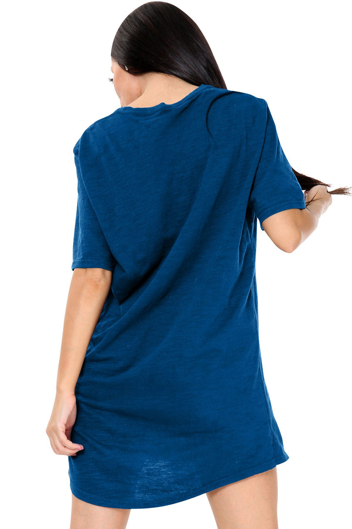 Special Price Women Plain Night Wear Long Tshirt