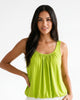Plain Elasticated Hem Top