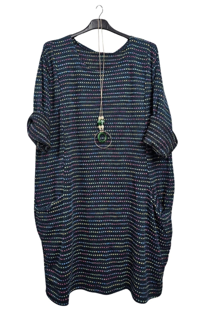 multi colour stripe dress in bulk
