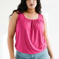 Plain Elasticated Hem Top — view 17