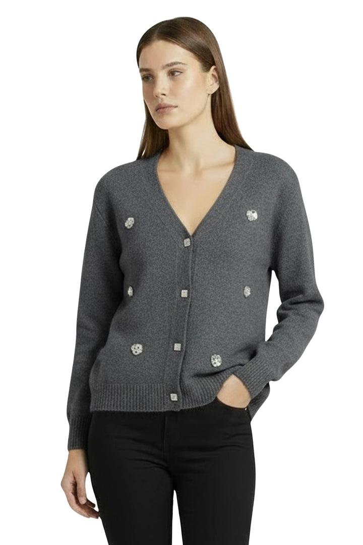 womens front button down cardigan
