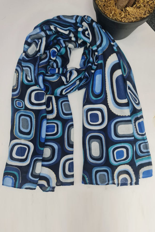 Geometric Print Scarves