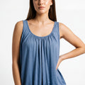 Plain Elasticated Hem Top — view 22