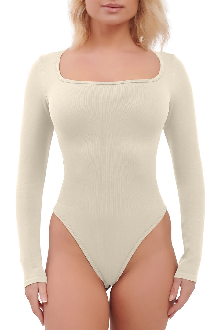 Special Price Plain Paded Nylon Bodysuit
