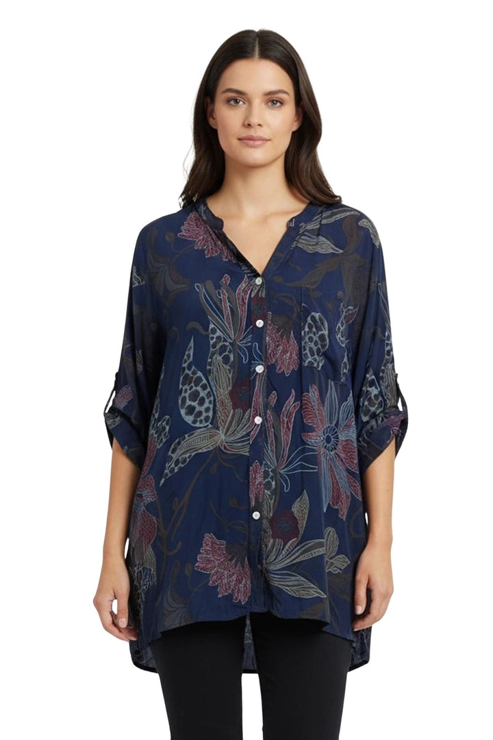floral button front shirt for retailers
