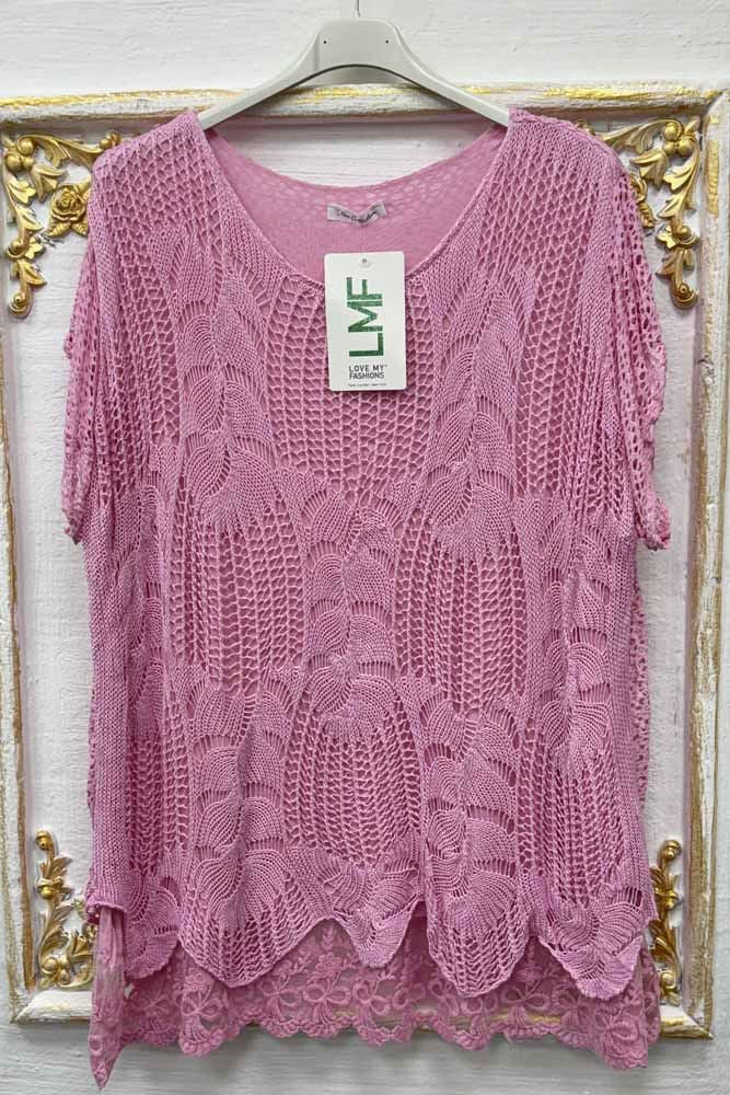 Crochet Pattern Lace Hem Top