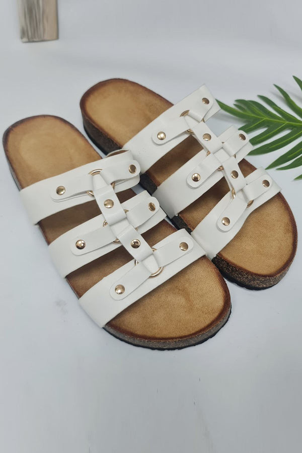 Triple Strap Flat Slider