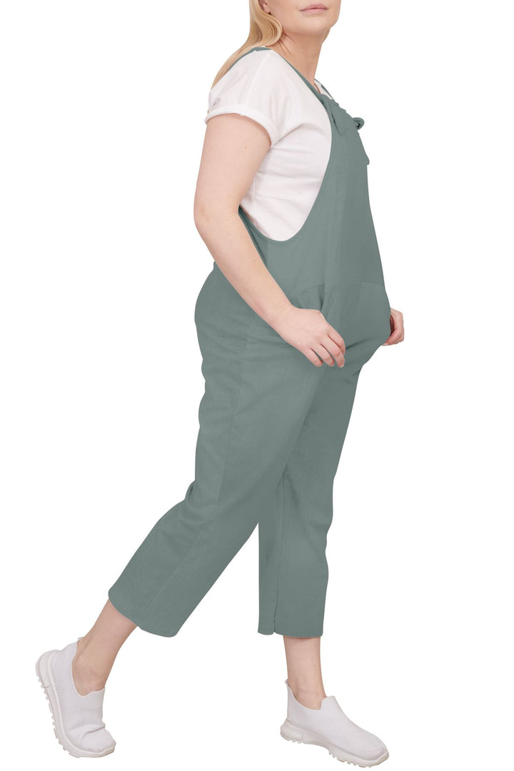 Special Price Italian Plain Tie Fastening Dungarees